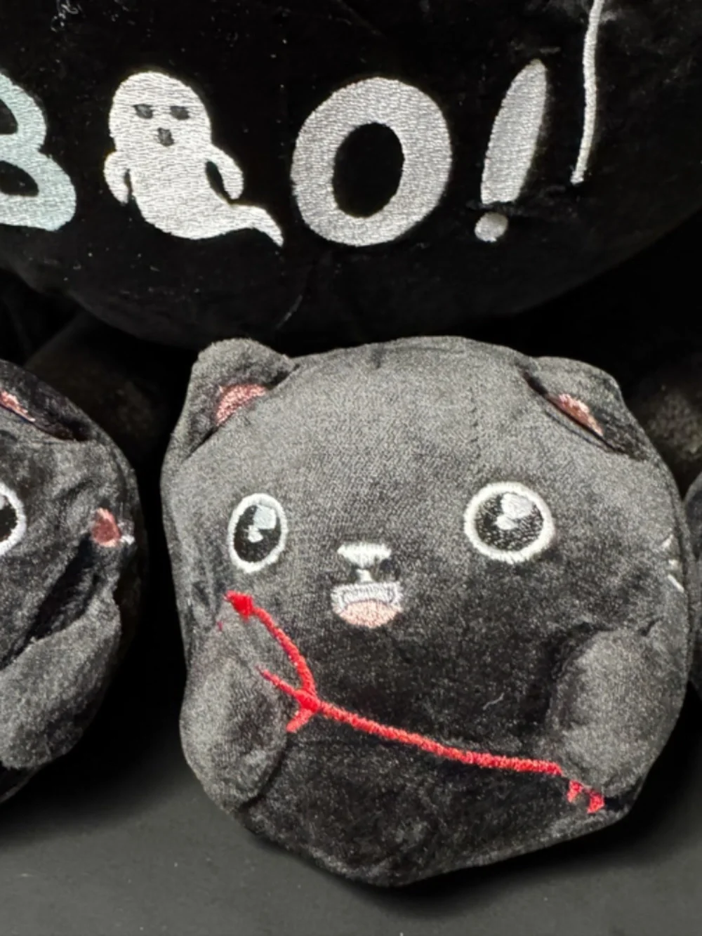 Halloween Black Cat Plush Hidden Baby Cats Squishy Plush NWT